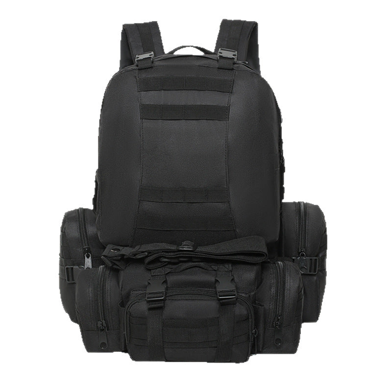 Combination Tactical Backpack For Military Enthusiasts, Travel, Outdoor Mountaineering, Camping, Detachable Large-Capacity Camouflage Backpack, Saddle Bag