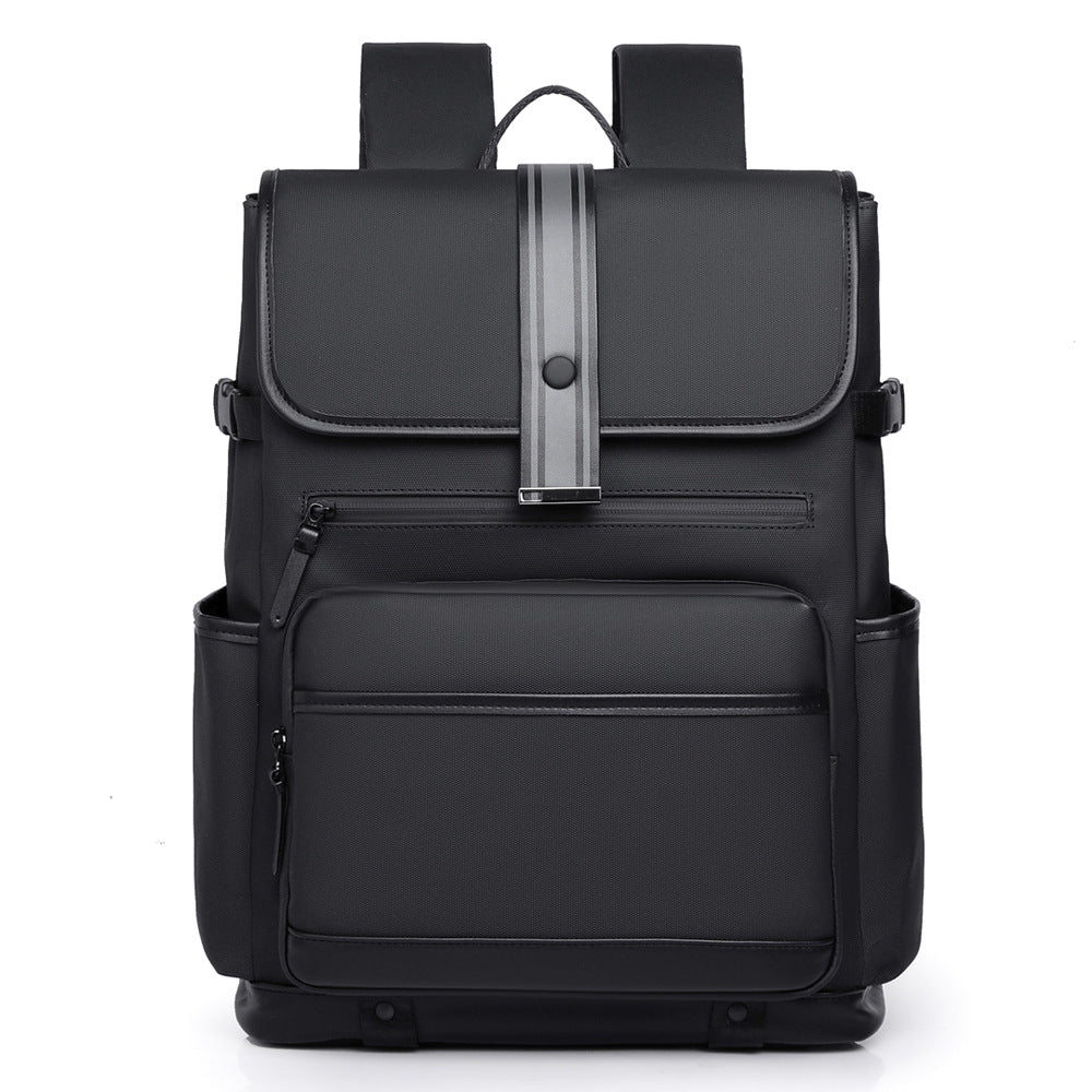 Fashionable Business Large-Capacity Men's Backpack, Multi-Functional Simple Backpack, High School Student Casual Travel Computer Bag