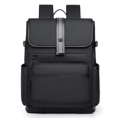Fashionable Business Large-Capacity Men's Backpack, Multi-Functional Simple Backpack, High School Student Casual Travel Computer Bag