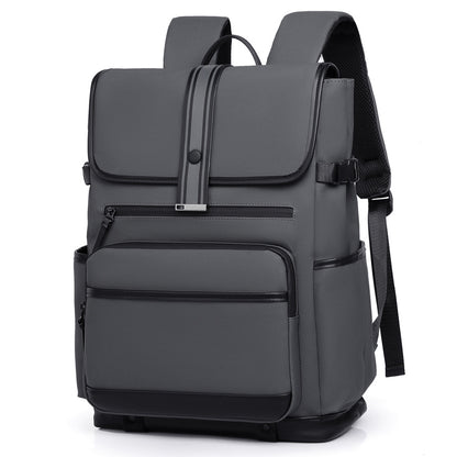 Fashionable Business Large-Capacity Men's Backpack, Multi-Functional Simple Backpack, High School Student Casual Travel Computer Bag