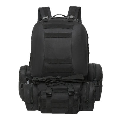 Combination Tactical Backpack For Military Enthusiasts, Travel, Outdoor Mountaineering, Camping, Detachable Large-Capacity Camouflage Backpack, Saddle Bag